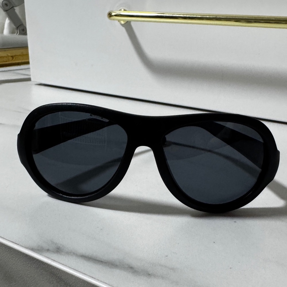 RIVBOS Polarized Sunglasses Unisex Kids‎ Black New RBK067 Sporty Flexible
